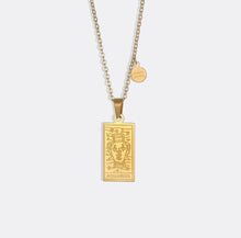 Load image into Gallery viewer, Zodiac Gold Card Necklace