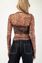 Load image into Gallery viewer, Sheer Leopard Long sleeve
