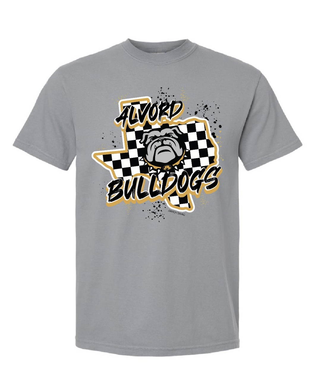 Bulldog Checkered Hometown Tee