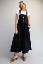 Load image into Gallery viewer, Ash Black Wide Leg Overall
