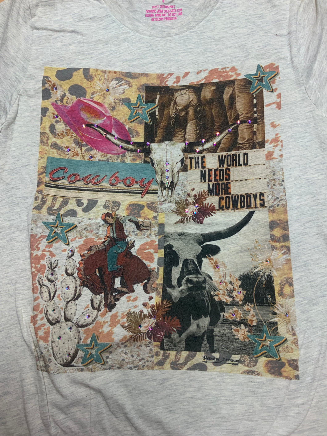 Cowboy Collage Tee
