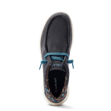 Load image into Gallery viewer, Ariat Hilo Stretch Lace Charcoal Blue/Blue Aztec
