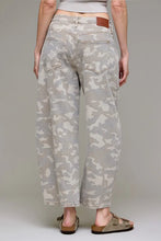 Load image into Gallery viewer, Sammie Tan Camo Barrel Jean

