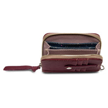 Load image into Gallery viewer, Plum Zippy Wallet
