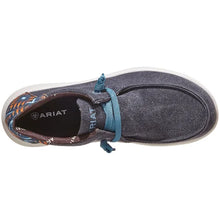 Load image into Gallery viewer, Ariat Hilo Stretch Lace Charcoal Blue/Blue Aztec
