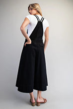 Load image into Gallery viewer, Ash Black Wide Leg Overall
