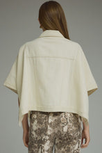 Load image into Gallery viewer, Ecru Denim Cape
