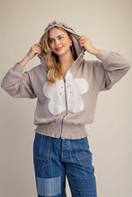 Load image into Gallery viewer, Flower Patch Zipper Hoodie
