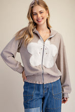 Load image into Gallery viewer, Flower Patch Zipper Hoodie

