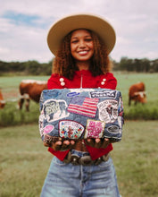 Load image into Gallery viewer, Ida Mae x Junky Gypsy LG Makeup Bag
