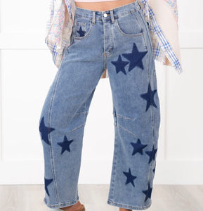 Star Barrel Jeans