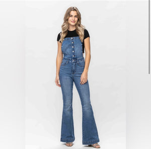 Judy Blue Retro Flare Overalls