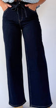 Load image into Gallery viewer, Visionary Wide Leg Tie Jean
