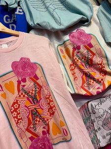 Pink Queen of Hearts Tee