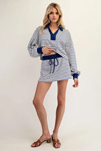 Load image into Gallery viewer, Royal Blue Striped Skort
