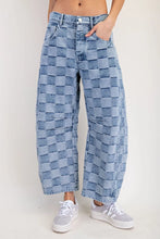Load image into Gallery viewer, Checker Barrel Jeans
