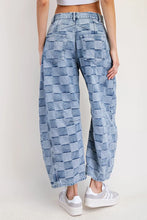 Load image into Gallery viewer, Checker Barrel Jeans

