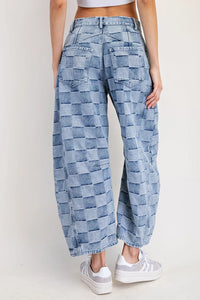 Checker Barrel Jeans