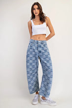 Load image into Gallery viewer, Checker Barrel Jeans
