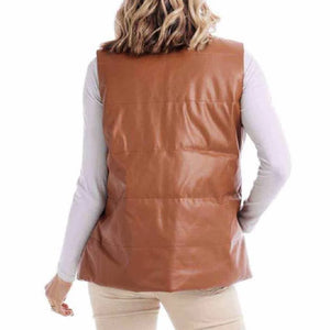 Boyd Faux Leather Vest