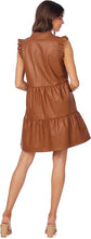 Load image into Gallery viewer, Tabitha Leather Dress Tan
