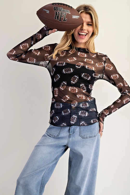 Football Mesh Top