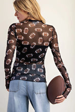 Load image into Gallery viewer, Football Mesh Top
