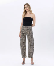 Load image into Gallery viewer, Kate Leopard Barrel Jeans
