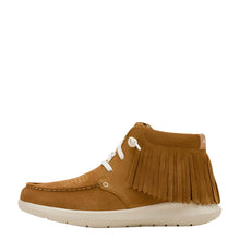 Load image into Gallery viewer, Ariat Hilo High Top Fringe Shoe Wheat Suede
