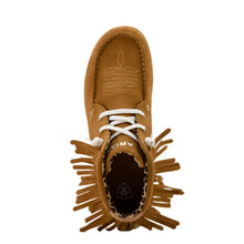 Load image into Gallery viewer, Ariat Hilo High Top Fringe Shoe Wheat Suede
