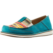 Load image into Gallery viewer, Ariat Crusier Teal Suede/Turq Serape
