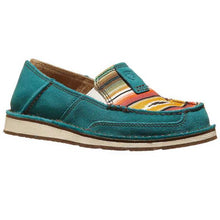 Load image into Gallery viewer, Ariat Crusier Teal Suede/Turq Serape
