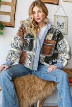 Load image into Gallery viewer, Bandit Sherpa Crop jacket
