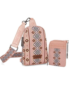 Wrangler Aztec Sling/Card Holder Set