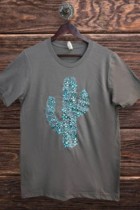 Turq Cactus Tee