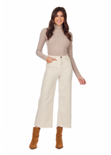 Load image into Gallery viewer, Crawford Wide Leg Jeans Cream
