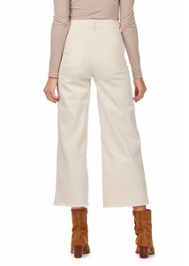 Crawford Wide Leg Jeans Cream