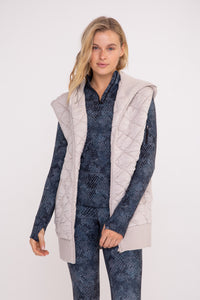 Quilted Hooded Vest