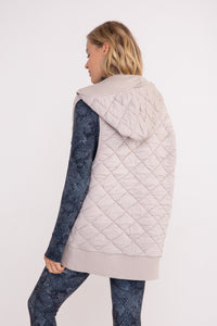 Quilted Hooded Vest