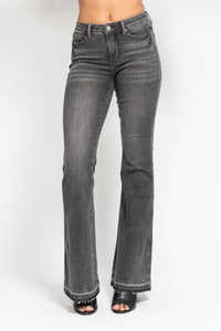 Washed Gray Flare Jean