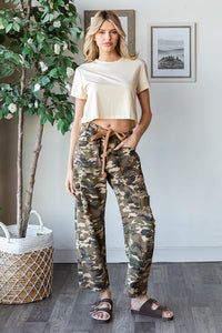 Camo Distressed Pant