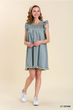 Load image into Gallery viewer, Dainty Denim Dress
