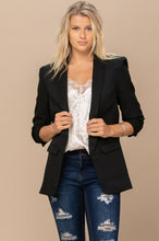 Load image into Gallery viewer, OpenFront Blazer w Ruched Sleeves
