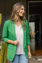 Load image into Gallery viewer, OpenFront Blazer w Ruched Sleeves
