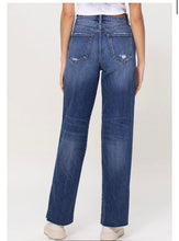 Load image into Gallery viewer, Two Tone High Rise Dad Jean
