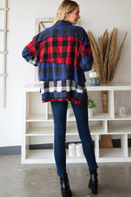Load image into Gallery viewer, Pierced Plaid Shacket
