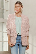 Load image into Gallery viewer, OpenFront Blazer w Ruched Sleeves
